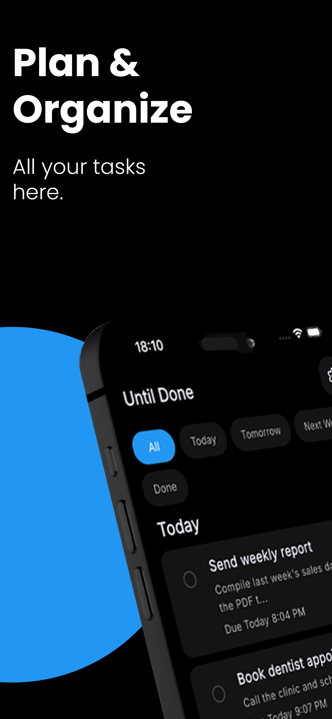 Until Done app screenshot 1