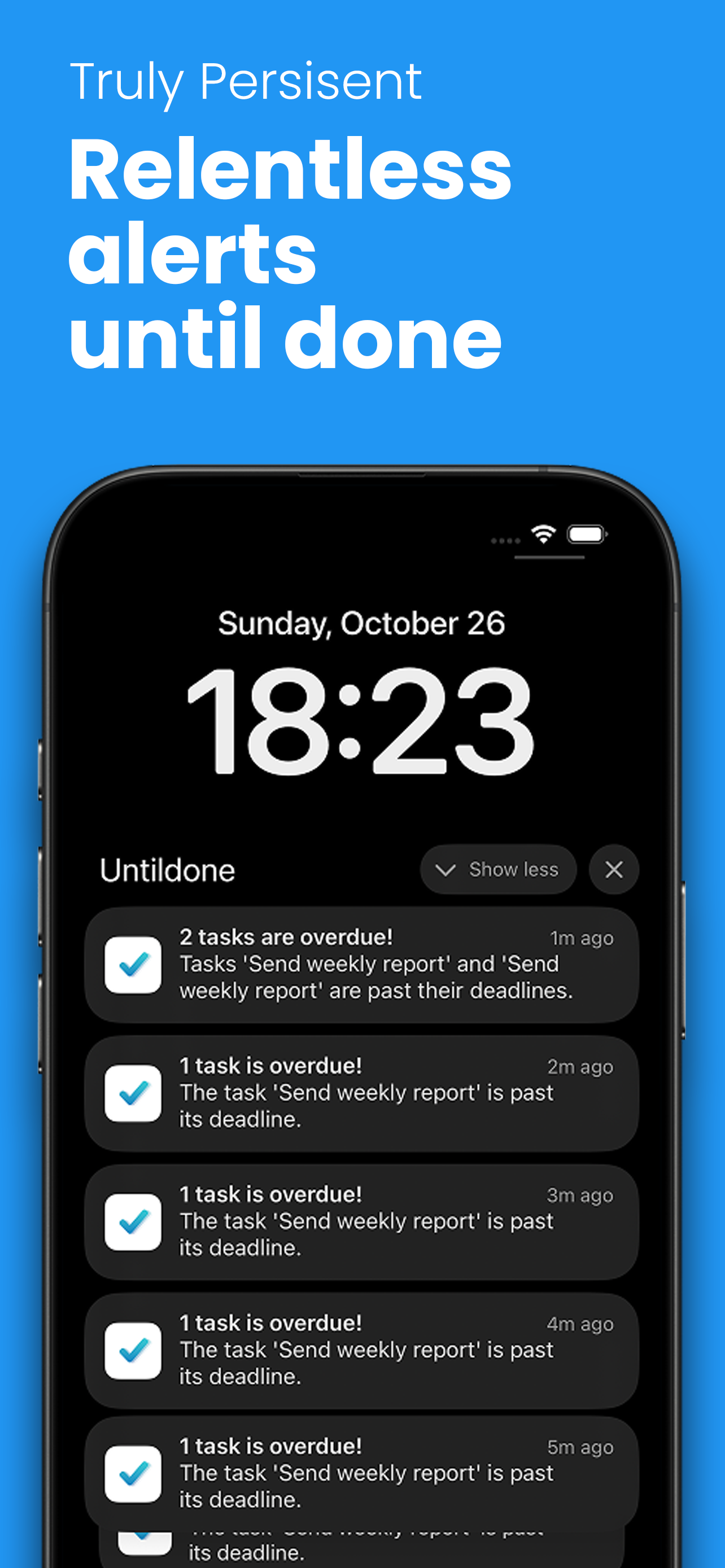 Until Done app screenshot 3