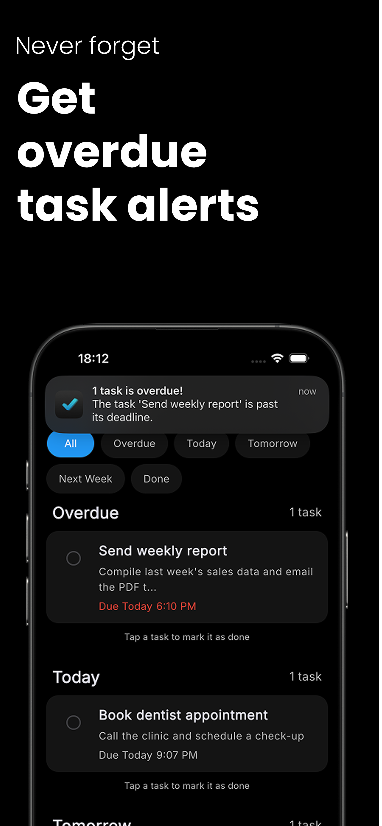 Until Done app screenshot 5